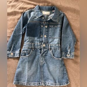 Denim Kids Jacket Dress